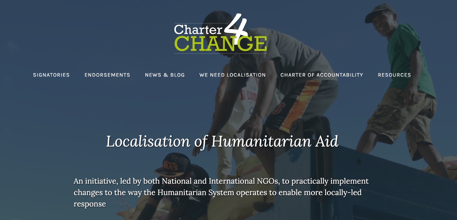 Charter for Change Sets 8 Commitments to Address Inequalities in Aid System